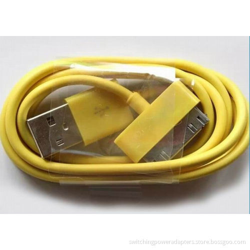 Blue / Red / Yellow Tpe Apple Charger Cord , Usb Charge Cable For Iphone 4 / 4s
